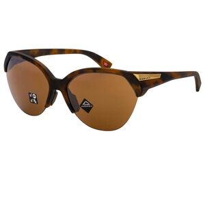 Oakley Brown Sunglasses Semi-Rimless Tortoiseshell